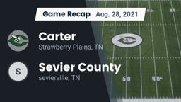 Recap: Carter  vs. Sevier County 2021
