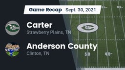 Recap: Carter  vs. Anderson County  2021
