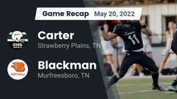 Recap: Carter  vs. Blackman  2022