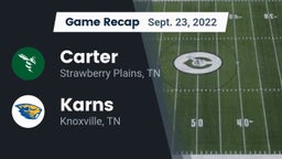 Recap: Carter  vs. Karns  2022