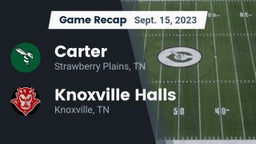 Recap: Carter  vs. Knoxville Halls  2023