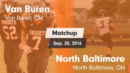 Matchup: Van Buren vs. North Baltimore  2016