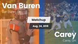 Matchup: Van Buren vs. Carey  2018