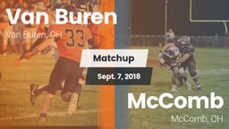 Matchup: Van Buren vs. McComb  2018