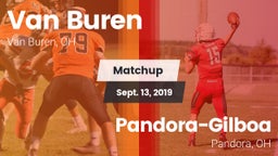 Matchup: Van Buren vs. Pandora-Gilboa  2019
