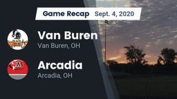 Recap: Van Buren  vs. Arcadia  2020