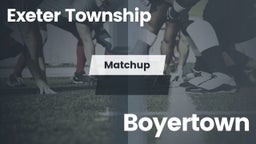Matchup: Exeter Township vs. Boyertown  2016