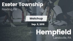 Matchup: Exeter Township vs. Hempfield  2016