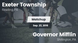 Matchup: Exeter Township vs. Governor Mifflin  2016