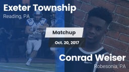 Matchup: Exeter Township vs. Conrad Weiser  2017