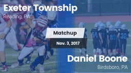 Matchup: Exeter Township vs. Daniel Boone  2017