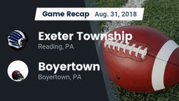 Recap: Exeter Township  vs. Boyertown  2018