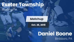 Matchup: Exeter Township vs. Daniel Boone  2018