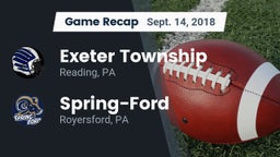 Recap: Exeter Township  vs. Spring-Ford  2018