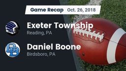 Recap: Exeter Township  vs. Daniel Boone  2018