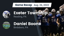 Recap: Exeter Township  vs. Daniel Boone  2022