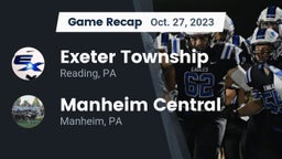 Recap: Exeter Township  vs. Manheim Central  2023