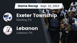 Recap: Exeter Township  vs. Lebanon  2023