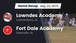 Recap: Lowndes Academy  vs. Fort Dale Academy  2019