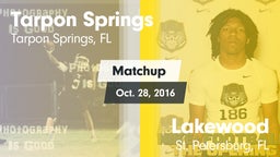 Matchup: Tarpon Springs vs. Lakewood  2016