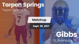 Matchup: Tarpon Springs vs. Gibbs  2017