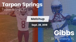 Matchup: Tarpon Springs vs. Gibbs  2018