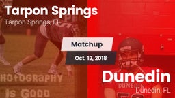 Matchup: Tarpon Springs vs. Dunedin  2018