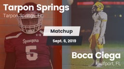Matchup: Tarpon Springs vs. Boca Ciega  2019