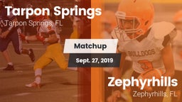 Matchup: Tarpon Springs vs. Zephyrhills  2019