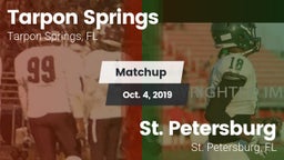 Matchup: Tarpon Springs vs. St. Petersburg  2019