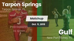 Matchup: Tarpon Springs vs. Gulf  2019