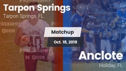 Matchup: Tarpon Springs vs. Anclote  2019