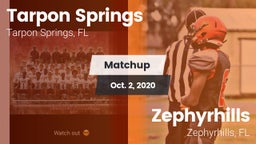 Matchup: Tarpon Springs vs. Zephyrhills  2020
