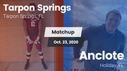 Matchup: Tarpon Springs vs. Anclote  2020