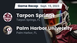 Recap: Tarpon Springs  vs. Palm Harbor University  2023