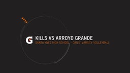 Santa Ynez volleyball highlights Kills vs Arroyo Grande 
