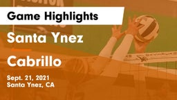 Santa Ynez  vs Cabrillo  Game Highlights - Sept. 21, 2021