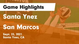 Santa Ynez  vs San Marcos  Game Highlights - Sept. 23, 2021