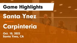 Santa Ynez  vs Carpinteria  Game Highlights - Oct. 10, 2022