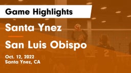 Santa Ynez  vs San Luis Obispo  Game Highlights - Oct. 12, 2022