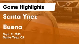 Santa Ynez  vs Buena   Game Highlights - Sept. 9, 2023