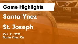 Santa Ynez  vs St. Joseph  Game Highlights - Oct. 11, 2023