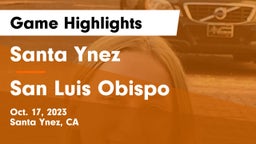 Santa Ynez  vs San Luis Obispo  Game Highlights - Oct. 17, 2023