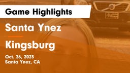 Santa Ynez  vs Kingsburg  Game Highlights - Oct. 26, 2023