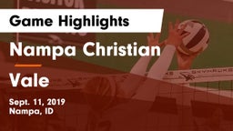 Nampa Christian  vs Vale  Game Highlights - Sept. 11, 2019