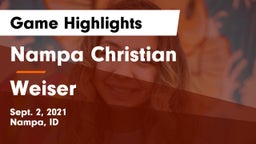 Nampa Christian  vs Weiser  Game Highlights - Sept. 2, 2021