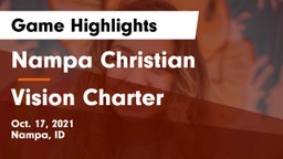 Nampa Christian  vs Vision Charter Game Highlights - Oct. 17, 2021