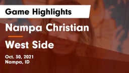 Nampa Christian  vs West Side  Game Highlights - Oct. 30, 2021