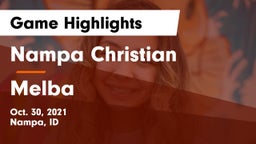 Nampa Christian  vs Melba  Game Highlights - Oct. 30, 2021