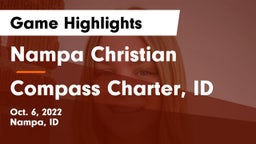 Nampa Christian  vs Compass Charter, ID Game Highlights - Oct. 6, 2022